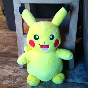 Pikachu plush from Build a bear